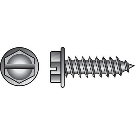 The Hillman Group 70251 6-Inch x 5/8-Inch Hex Washer Head Slotted Sheet Metal Screw 100-Pack The Hillman Group 70251 6-Inch x 5/8-Inch Hex Washer Head Slotted Sheet Metal Screw 100-Pack